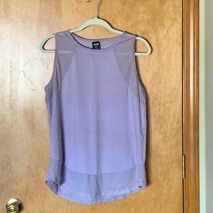 Mesh Trim workout shirt